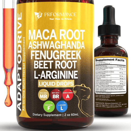 Prformance™ Liquid Maca, Ashwagandha & L - Arginine | Energy & Testosterone - Prformance