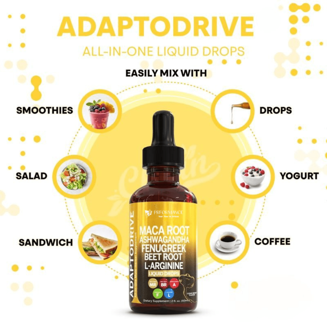 Prformance™ Liquid Maca, Ashwagandha & L - Arginine | Energy & Testosterone - Prformance