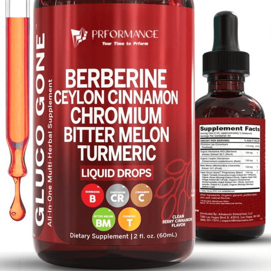 Prformance™ Liquid Cinnamon, Berberine & Turmeric | Sugar Balance & Energy - Prformance
