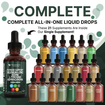 Prformance™ Liquid Thyroid Complex | Iodine, Selenium & Zinc - Prformance