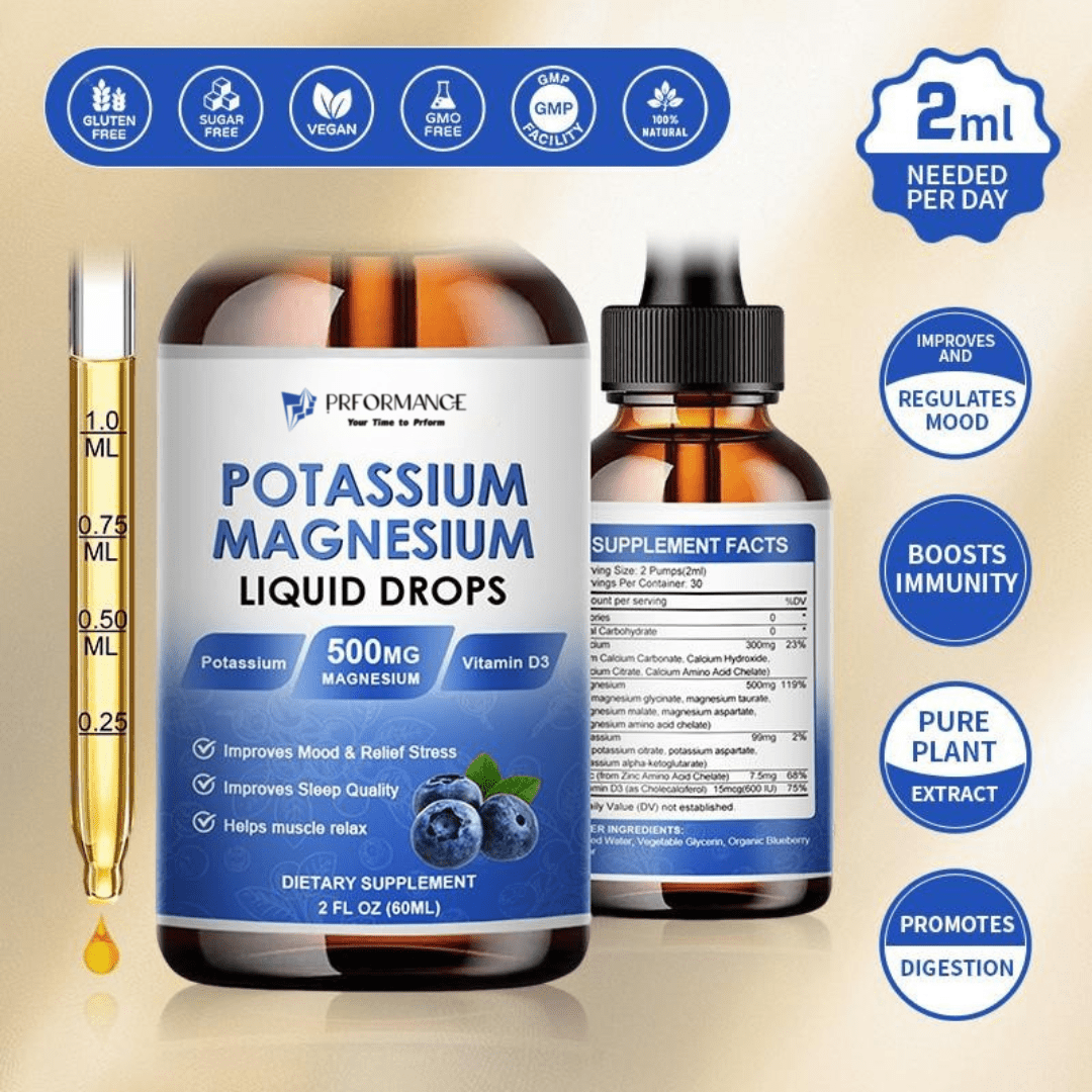 Prformance™ Liquid Potassium & Magnesium | Stress & Recovery - Prformance
